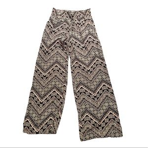 Joe Boxer Paisley Pants Fabric Pink Black White Patterned Pattern Soft Medium